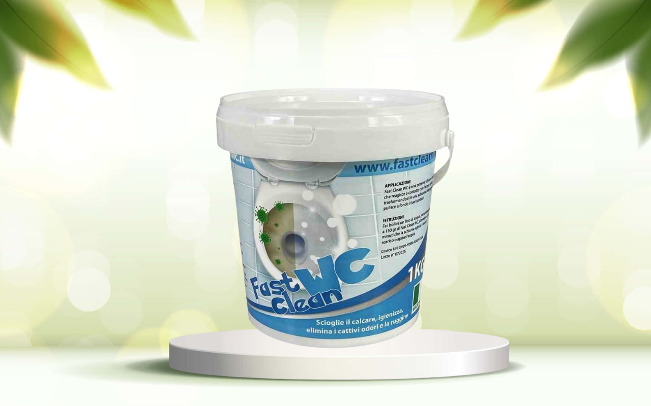 Scopri come eliminare calcare e ruggine dal WC senza fatica con Fast Clear WC